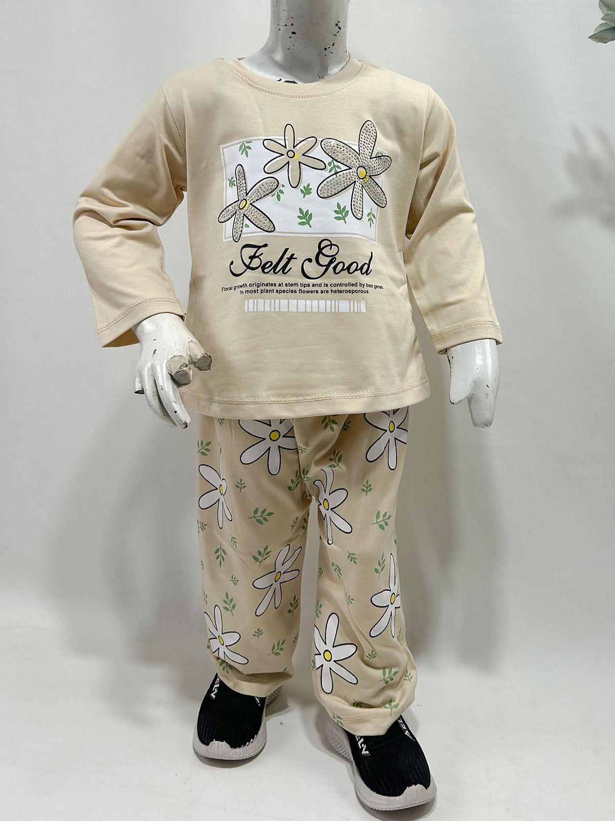 1Yr - 4Yrs Light Brown Suit For Girls GS601