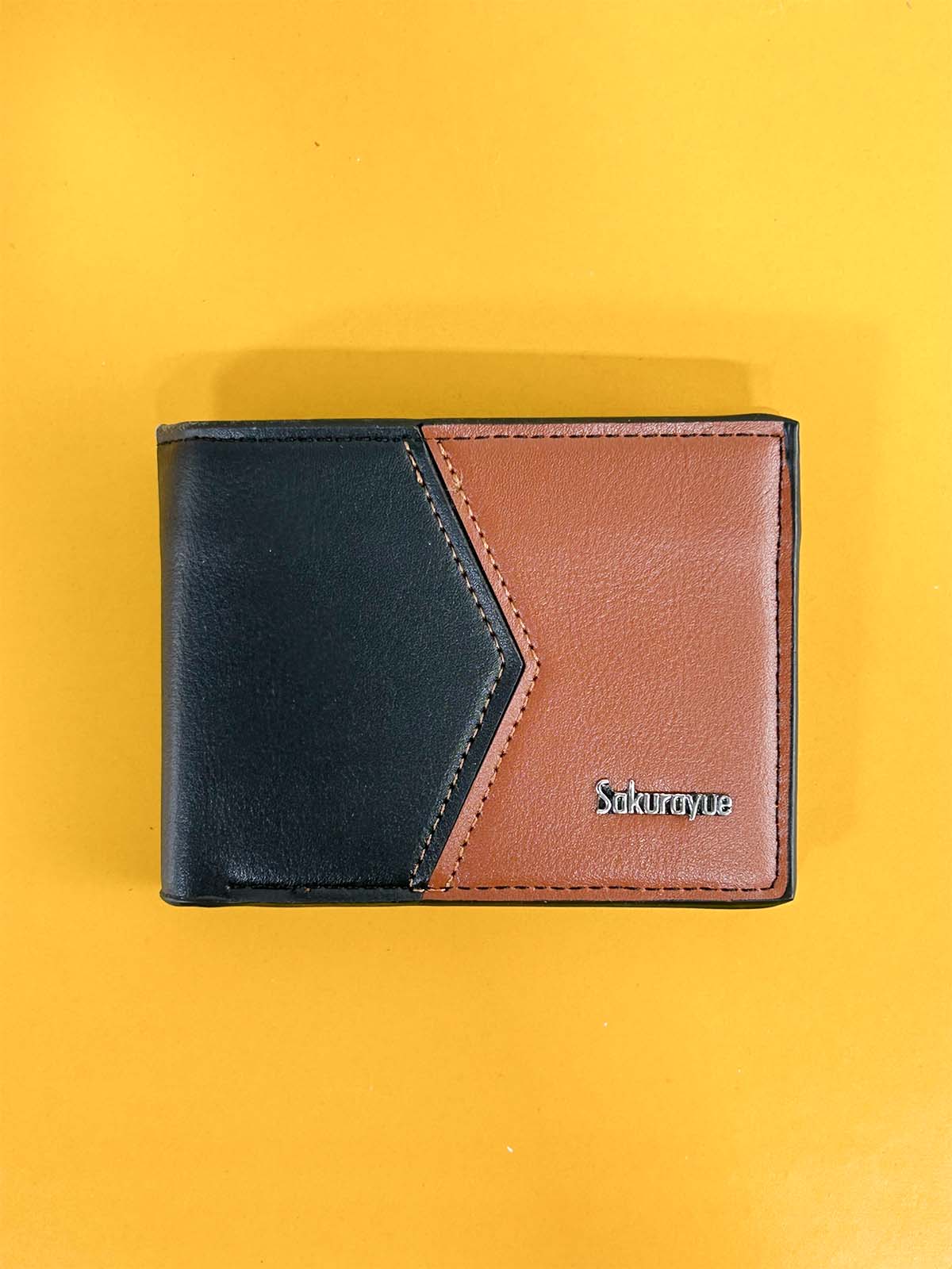 Light Brown Syn-Leather Wallet For Men MW63