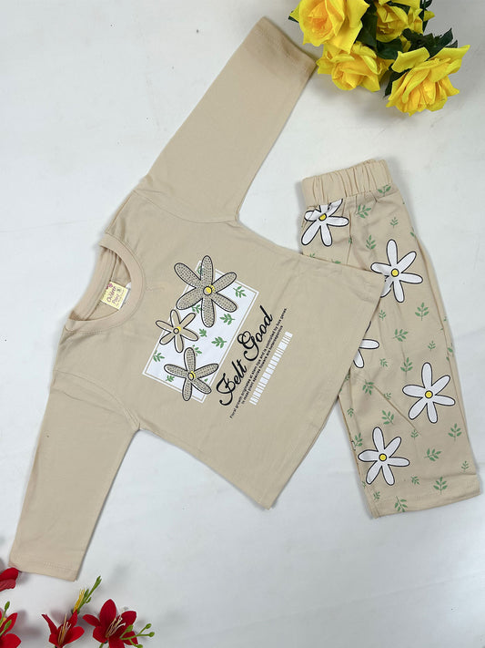 1Yr - 4Yrs Light Brown Suit For Girls GS601