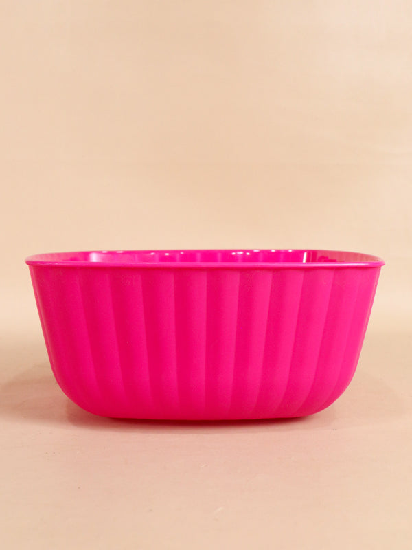 Pink Plastic Serving Bowl/Container MB11