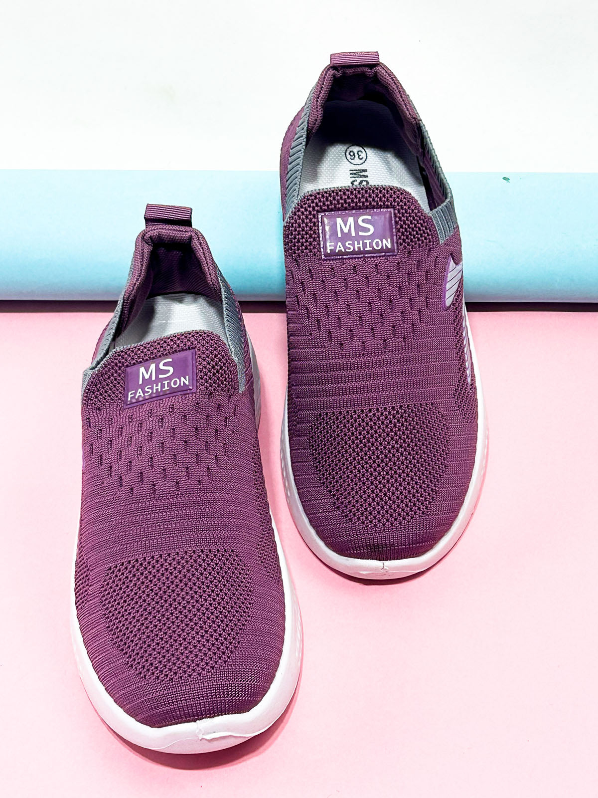 Dusty Plum Sneakers For Women/Girls GWS64