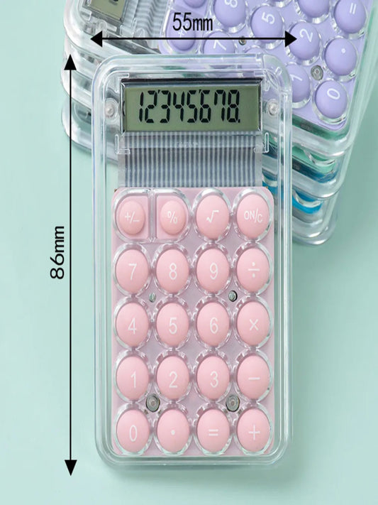 8 Digits Mini Pocket DEXIN Electronic Calculator KK-1020 PB211