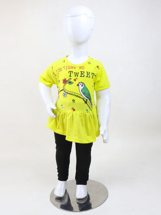 WG02 Girls Suit 1.5Yr - 4Yrs Tweet Yellow