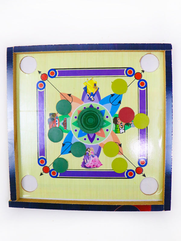 Wooden Carrom Board 12" x 12"