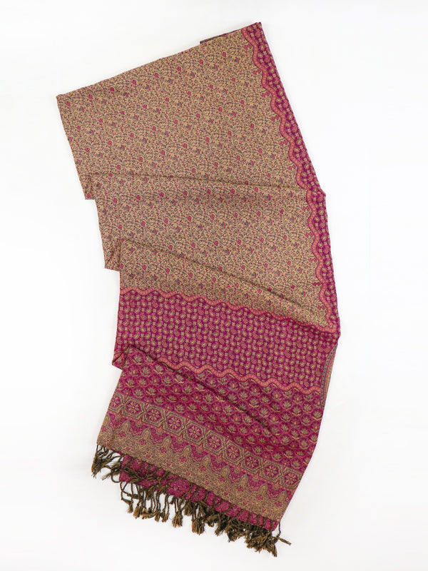 WS05 Synthetic Winter Shawl for Women - Multicolor & Multidesign