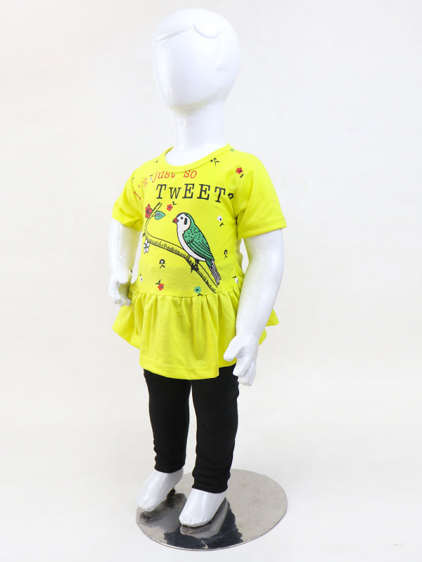 WG02 Girls Suit 1.5Yr - 4Yrs Tweet Yellow