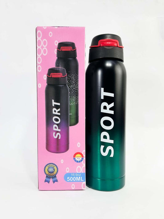 Sport Green Stainless Steel Bottle 500ML D-67