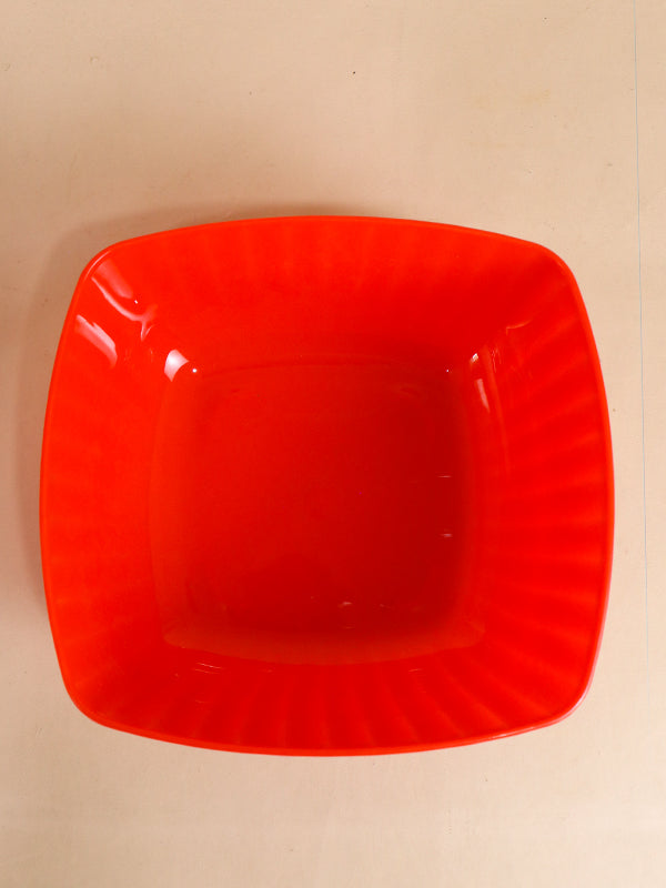 Red Plastic Serving Bowl/Container MB11