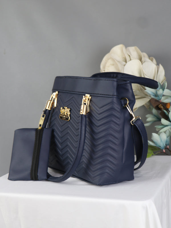 WHB08 Women's Handbag CH Navy Blue