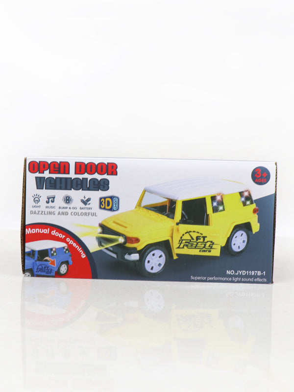 Opening Door Jeep for Kids Yellow 13