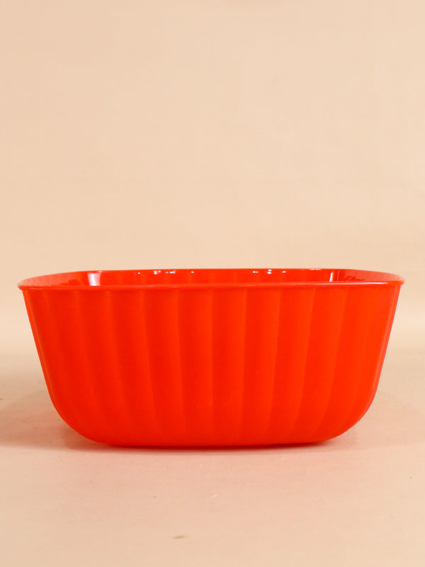 Red Plastic Serving Bowl/Container MB11