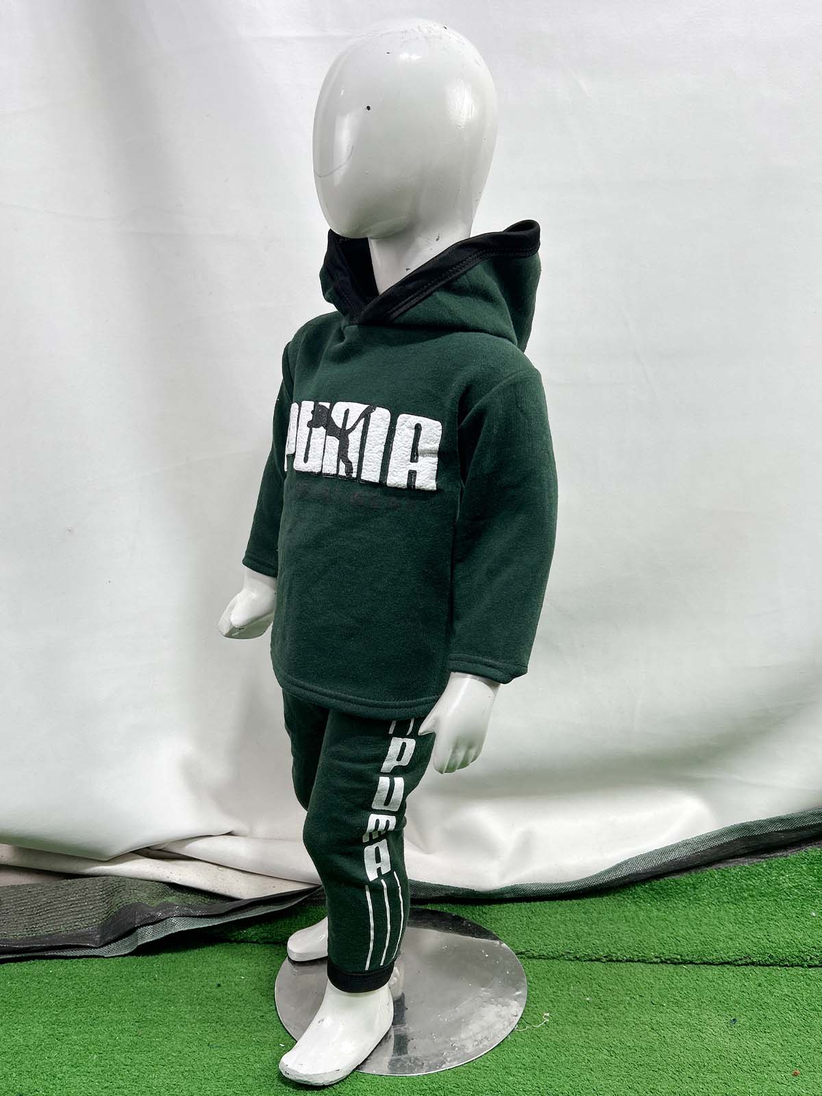 2Yr - 5Yrs Fleece PU Green Suit For Kids SH BS544