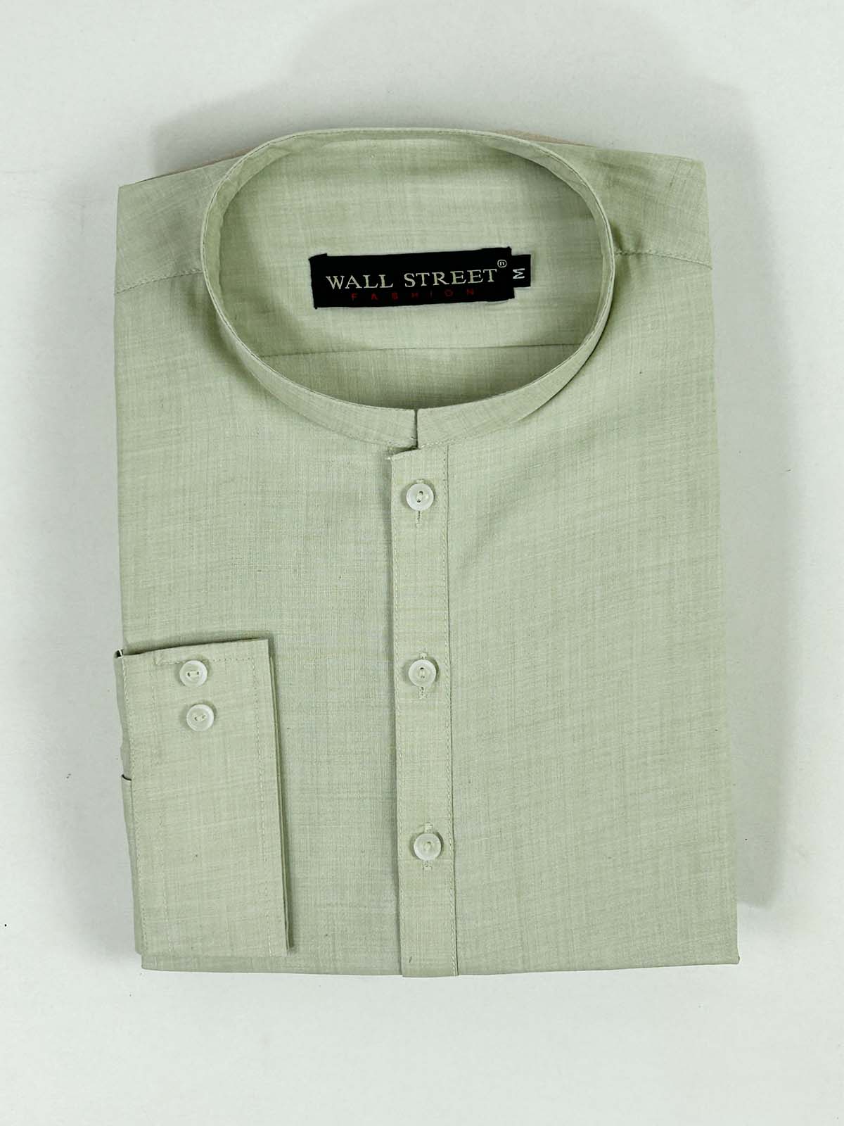 P831-6 Light Green Stitched Kurta Pajama Suit For Men MSK286