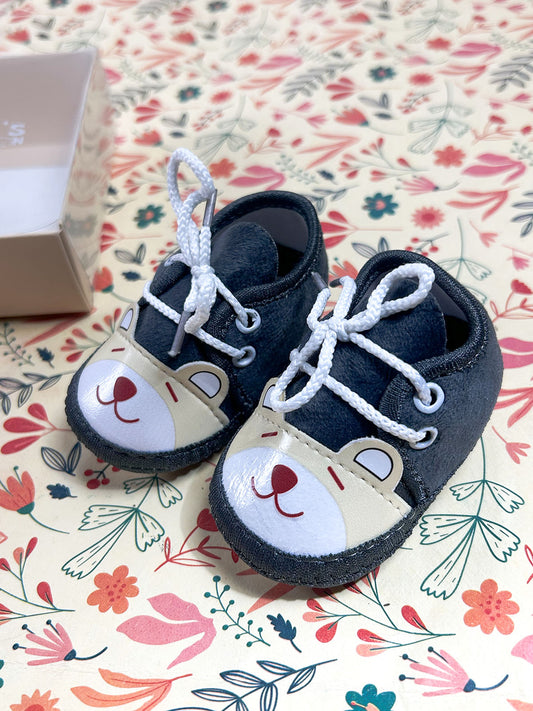 Grey Bootie For Newborn NB102