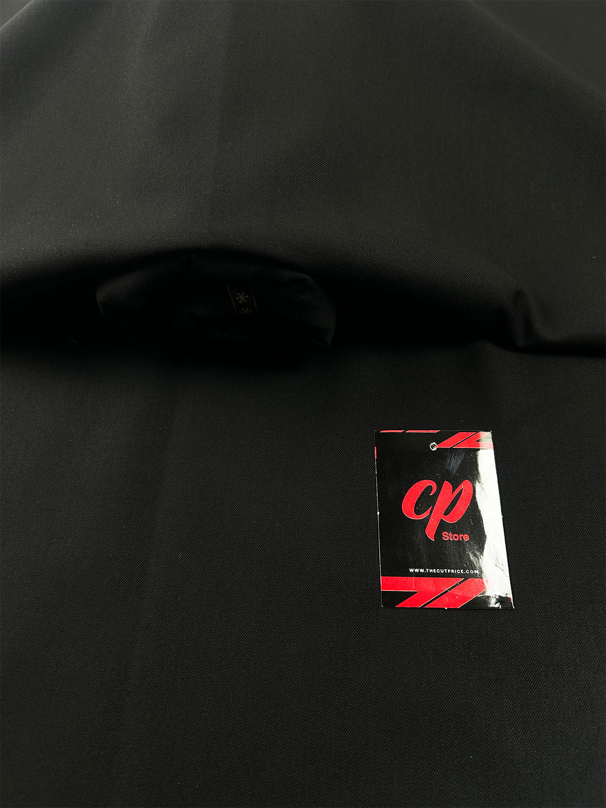 Classic Jet Black Men's Suiting Fabric For Pant and Coat 06 MUS14