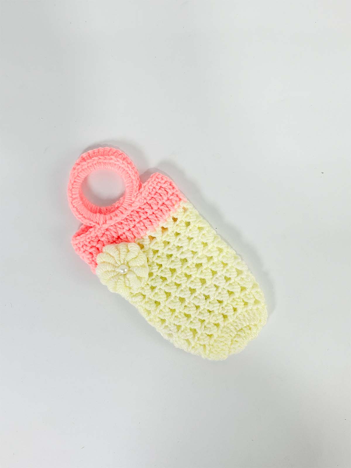 Crochet Feeding Bottle Cover Multicolor