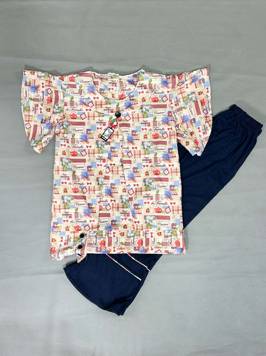 5Yr - 8Yrs Fawn Suit For Girls OP GS410