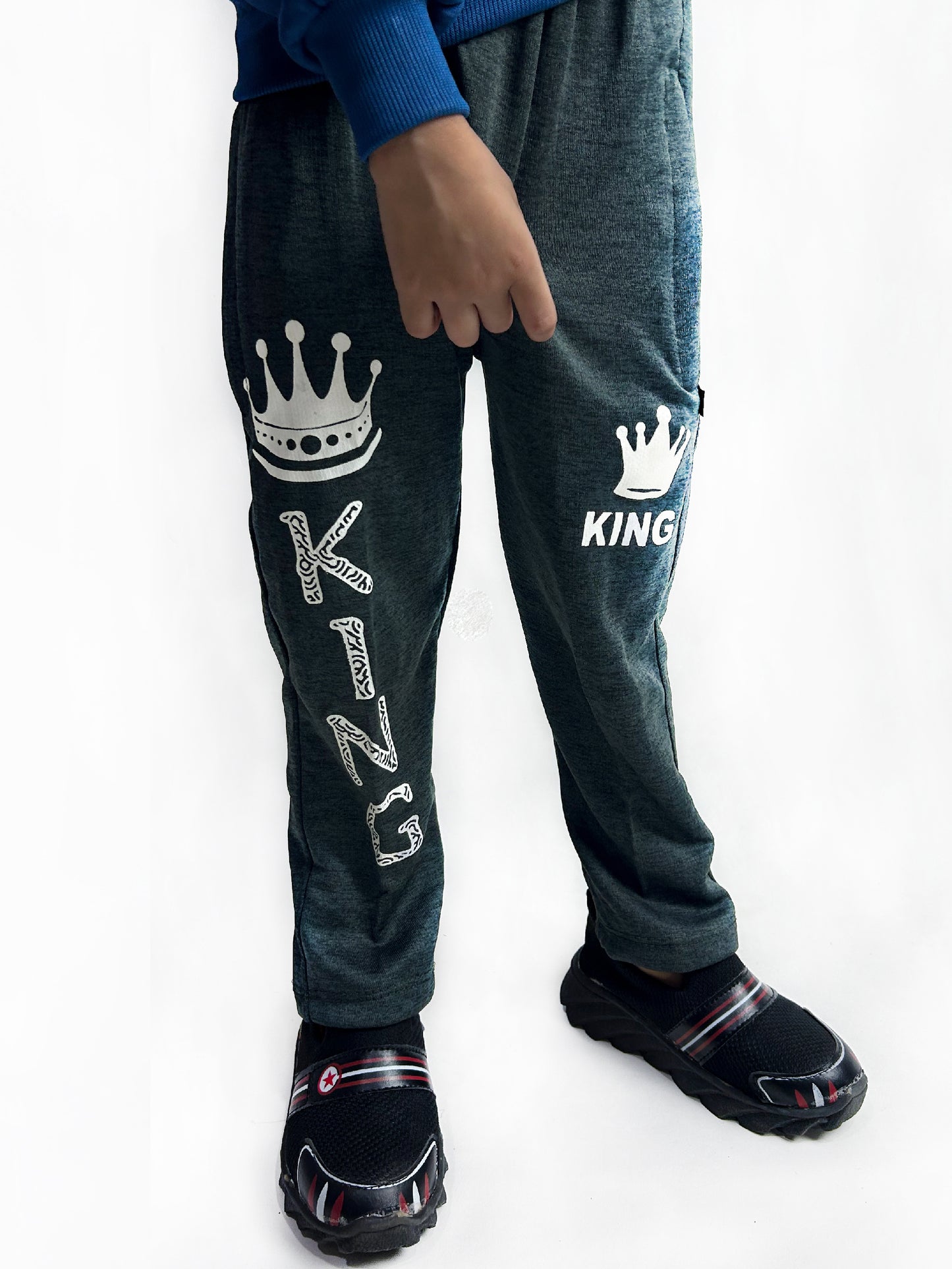 5Yrs - 11Yrs Dark Grey King Trouser For Boys AH BT28