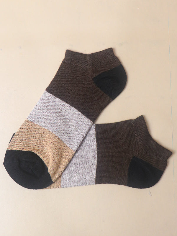 Multicolor & Multidesign Ankle Socks for Men MS30