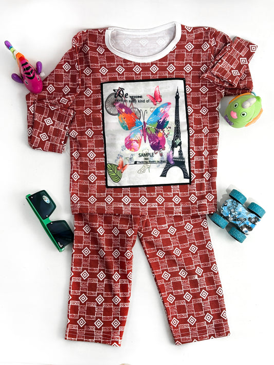1.5Yr - 4Yrs Music Red Suit For Kids TG BS91
