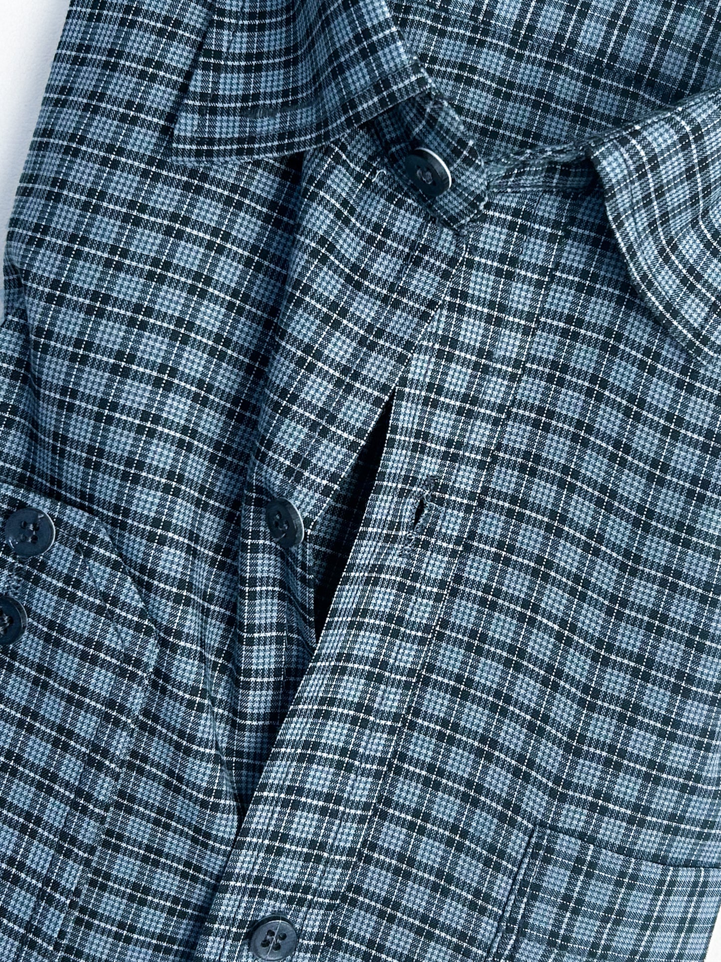 Sea Blue Formal Dress Shirt For Men AZ MFS122