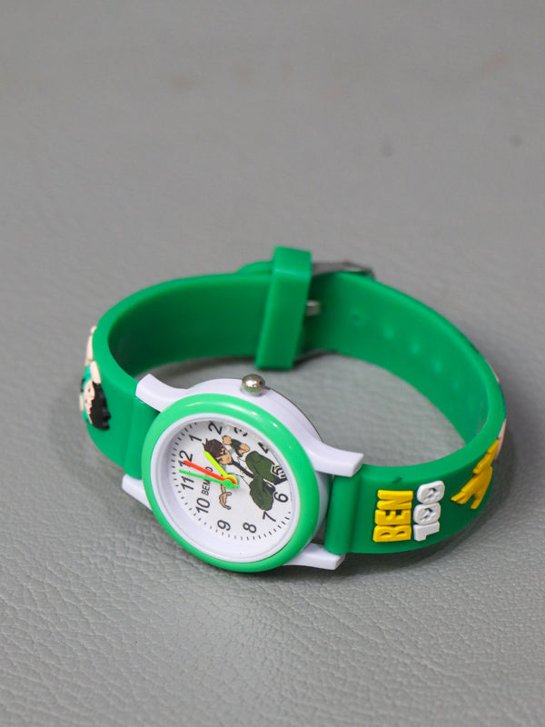 Green Ben 10 Wrist Watch For Boys KWW19