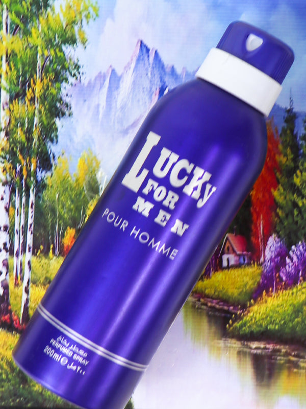 BS04 Lucky for Men Deodorant Body Spray - 200ML