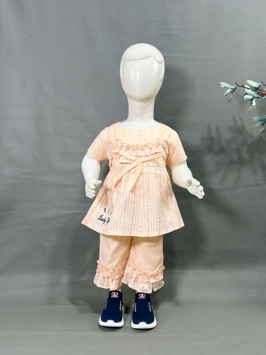 6Mth - 12Mth Peach Suit For Newborns NBS676