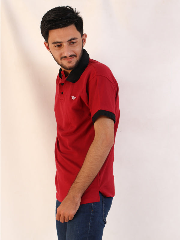 MTS11 SN Men's Polo T-Shirt Red