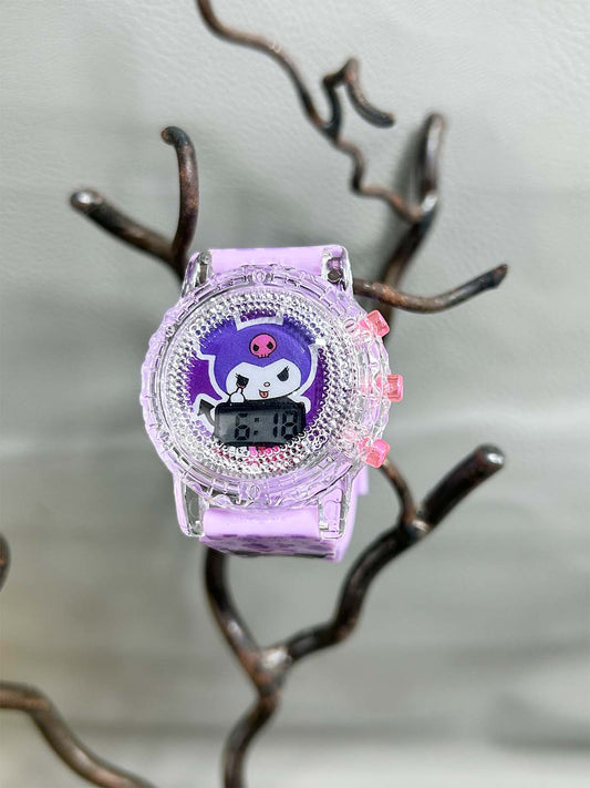 Purple Wrist Watch For Girls KWW67