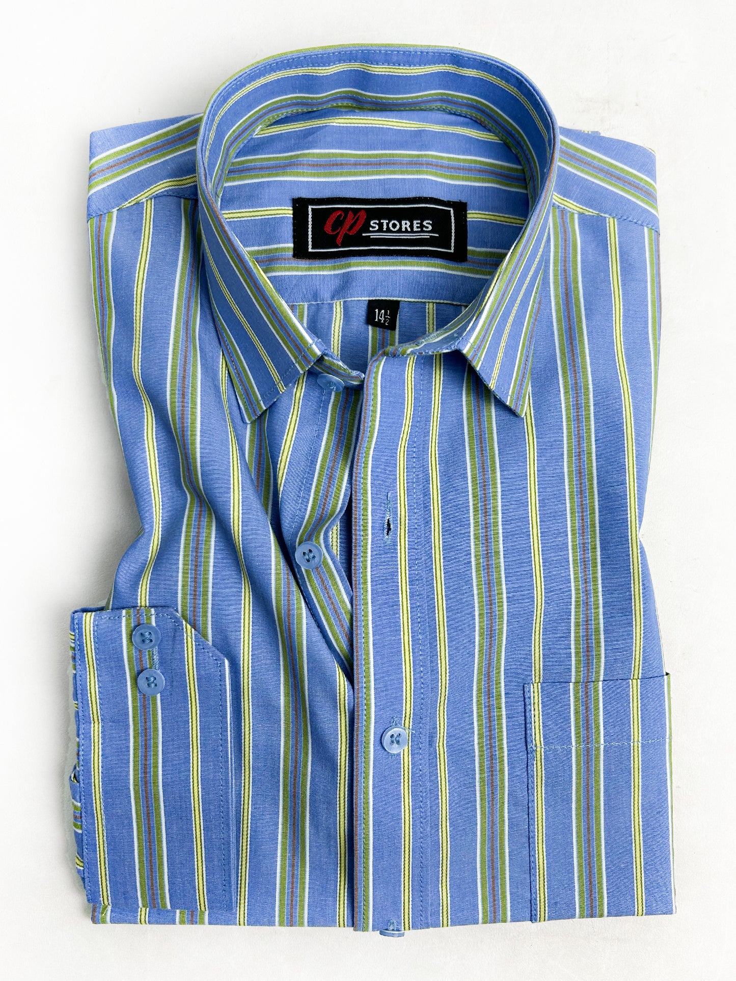 Blue Lines Formal Dress Shirt For Men AN MFS109