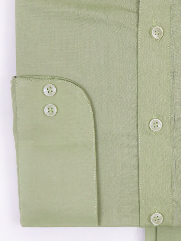 AM Men's Kameez Shalwar Stitched Suit Light Green