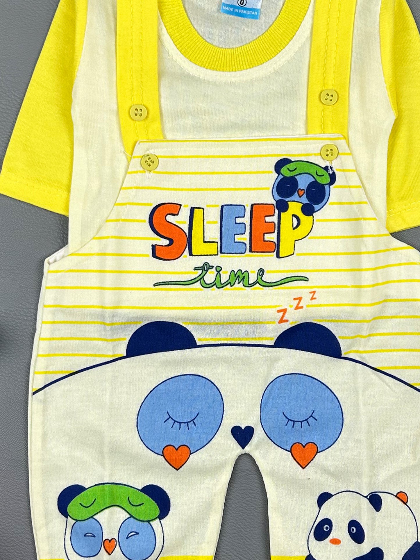 0Mth - 3Mth Yellow Sleep Romper For Newborn NBR36