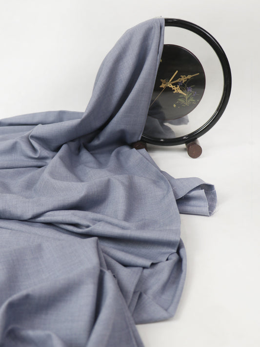 Men's TR Unstitched Kameez Shalwar Fabric Light Blue