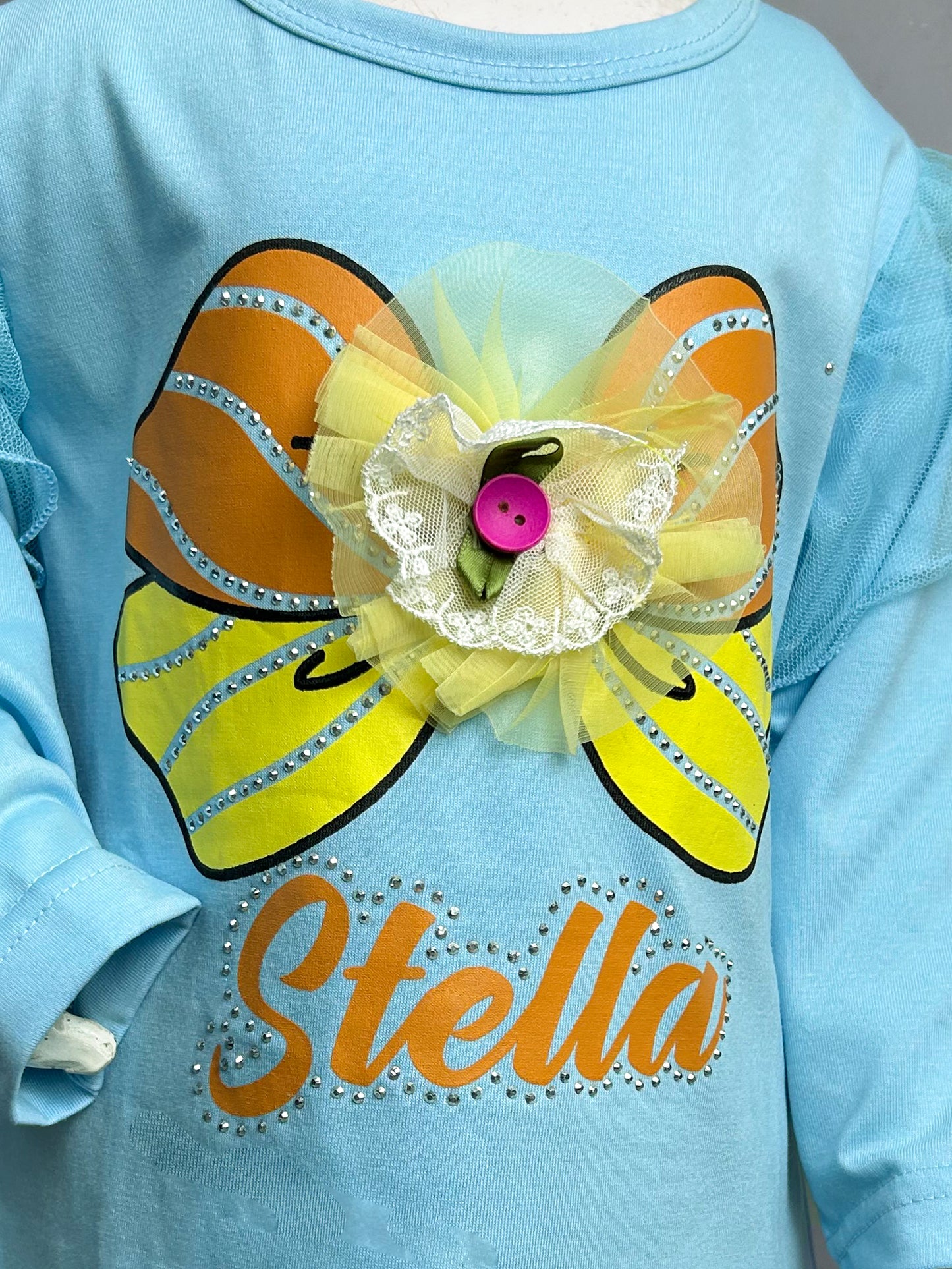 2.5Yrs - 8Yrs Stella Blue T-Shirt For Girls SK GTS17