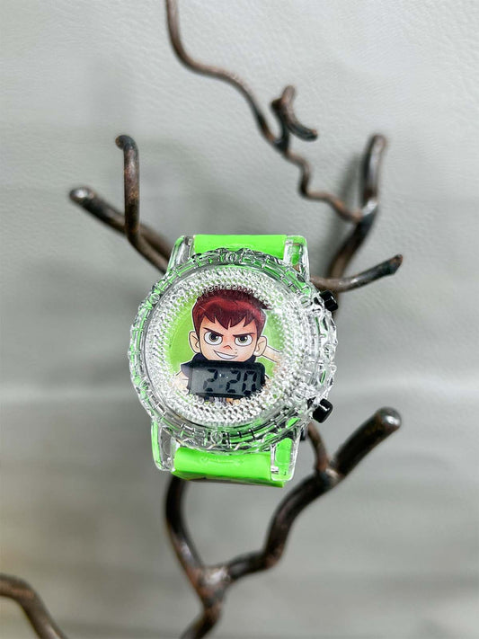 Green Wrist Watch For Boys KWW68