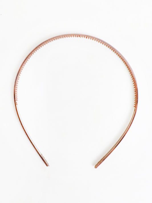 Pack Of 3 Plastic Hair Band Plain  - Multicolor