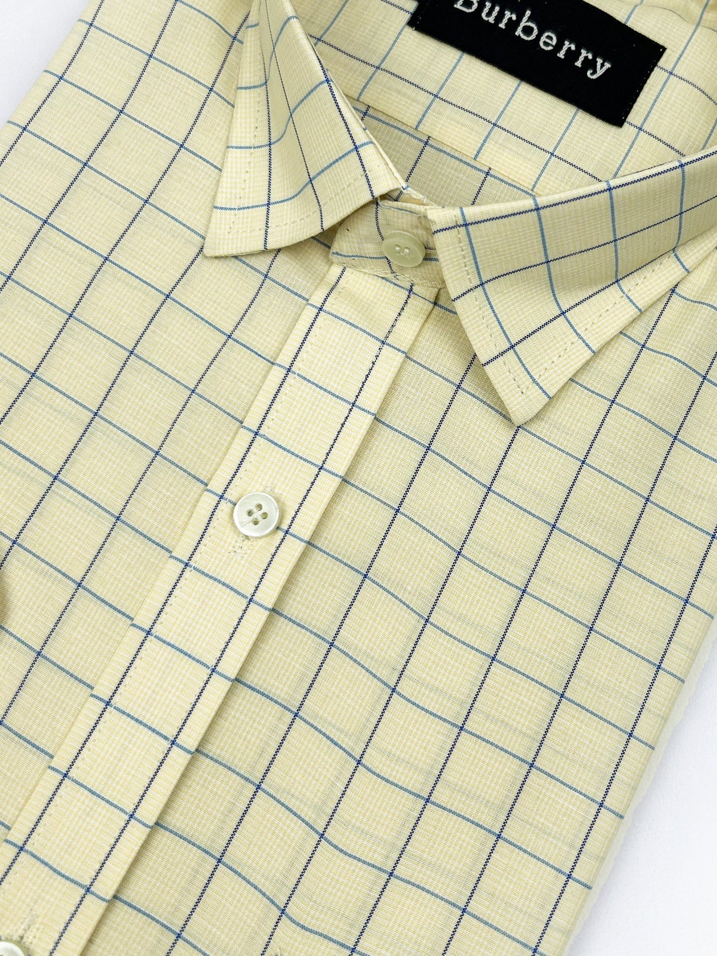 Yellow Formal Dress Shirt For Men MFS134