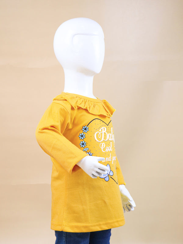 Baby girl outlet yellow shirt