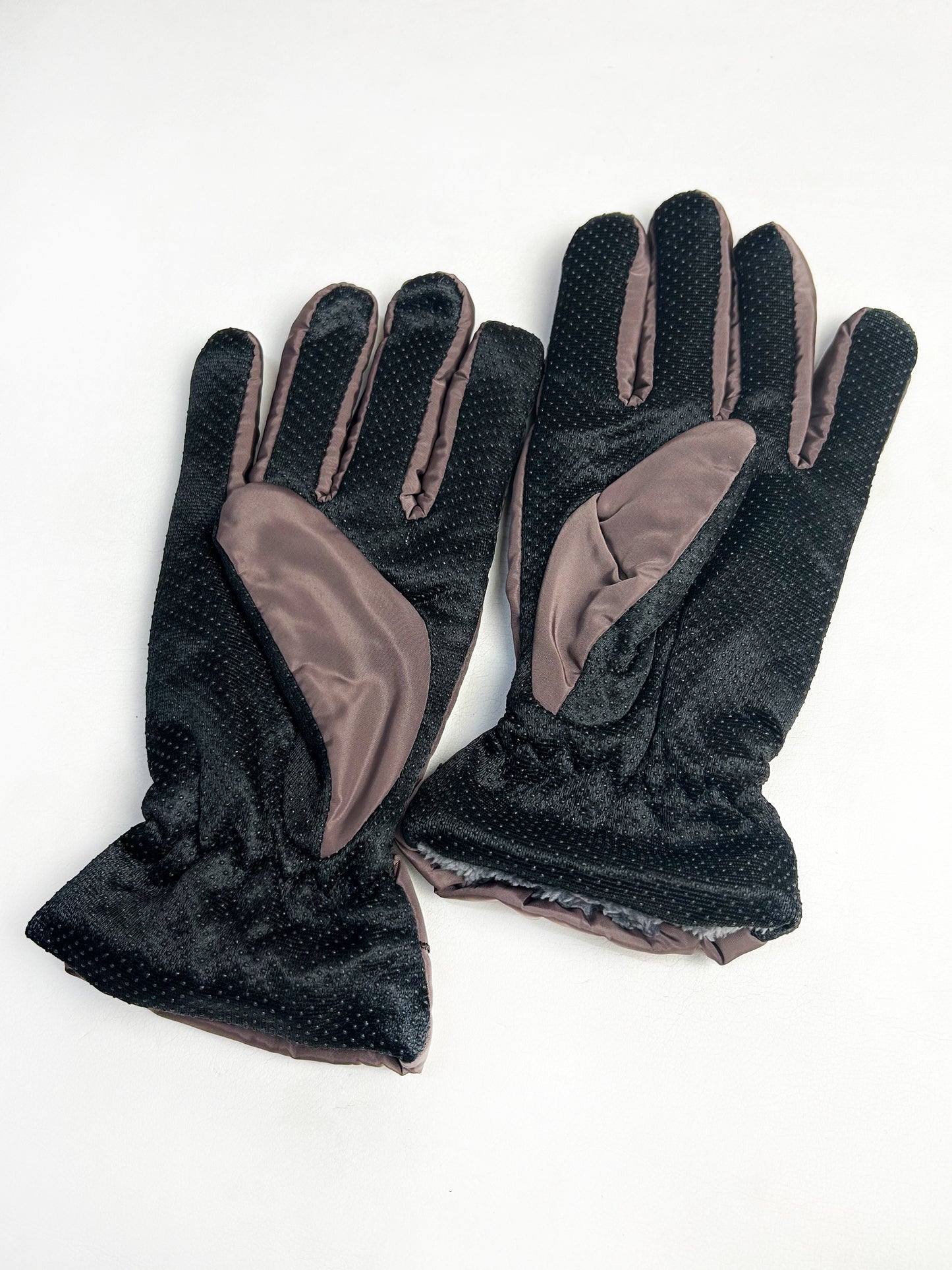 Brown Winter Gloves For Women / Girls Winter Gloves / Full Finger Gloves WG05