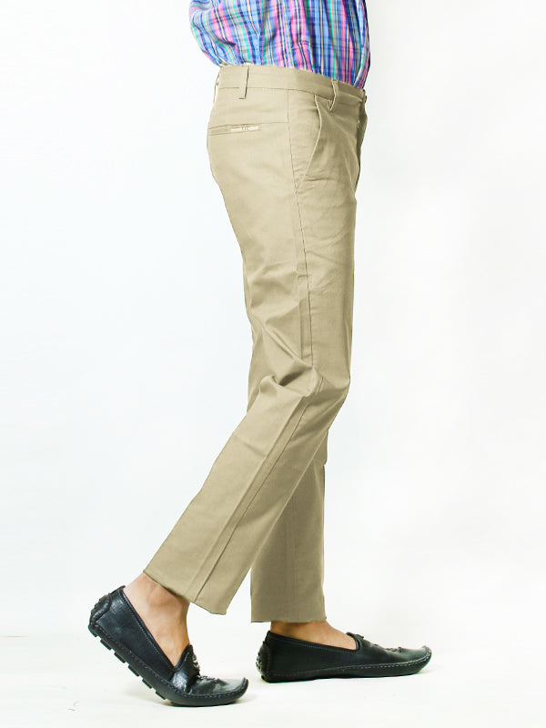 Cotton Chino Pant For Men Fawn Shade MCP09