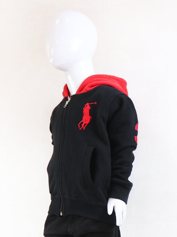 KH12 Kids Zipper Hoodie 2.5Yrs - 8Yrs Polo BRed
