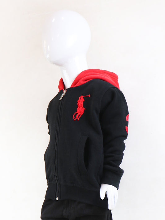 KH12 Kids Zipper Hoodie 2.5Yrs - 8Yrs Polo BRed