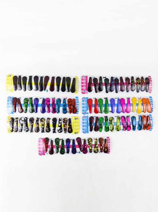 GHP04 Pack of 12 Hair Pins - Multicolor