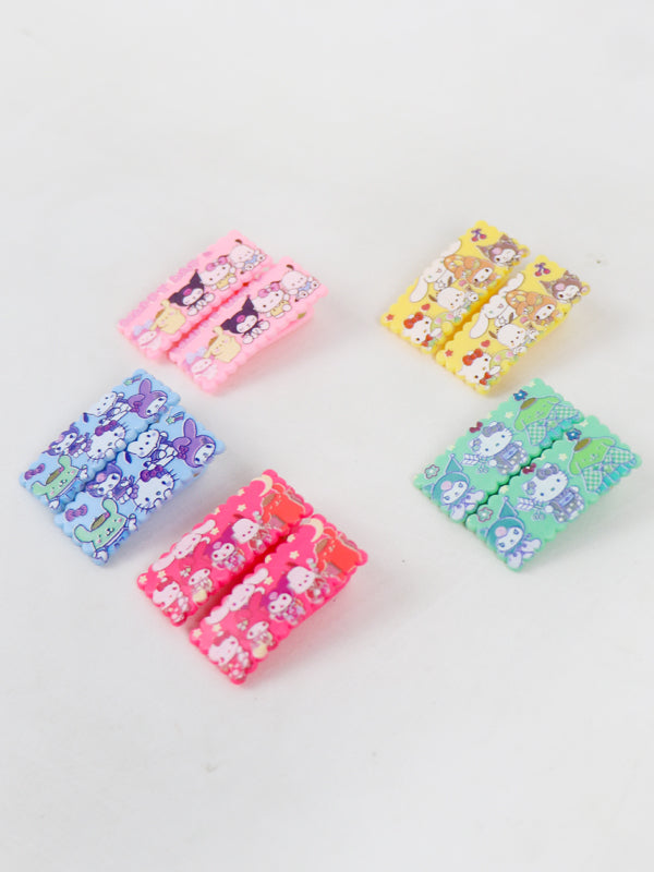 GHC15 Pack of 10 Hair Clip for Girls Hello Kitty