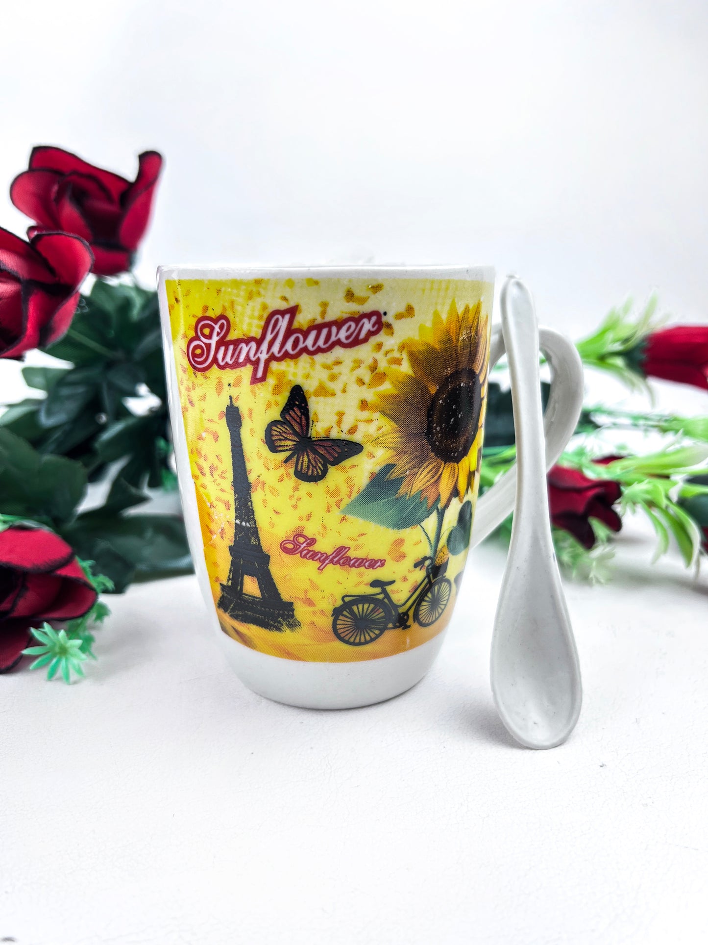 Coffee Mug with Spoon & Lid Set CM31