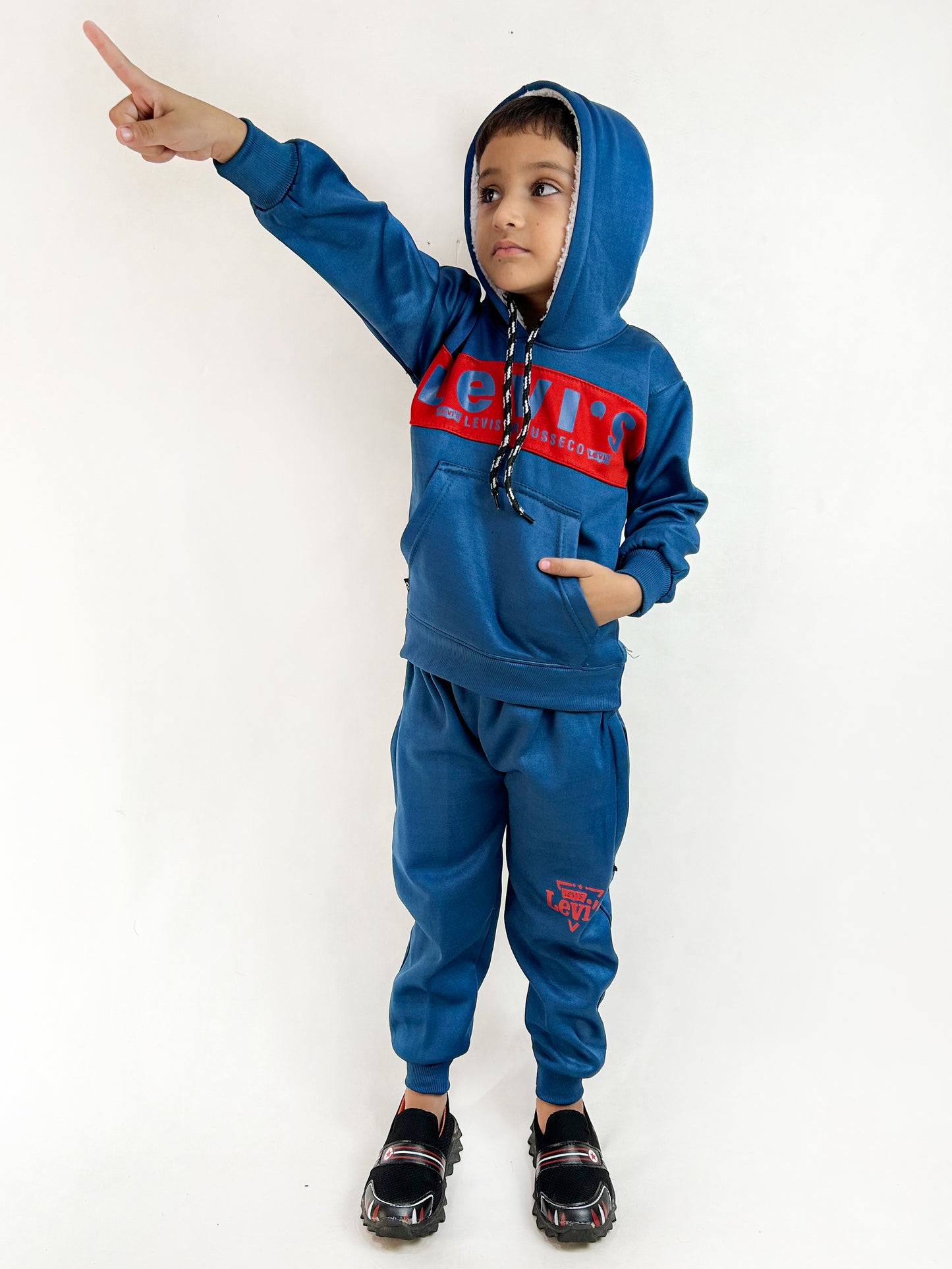 4Yr - 7Yrs Sea Blue Track Suit For Boys AH KTR31