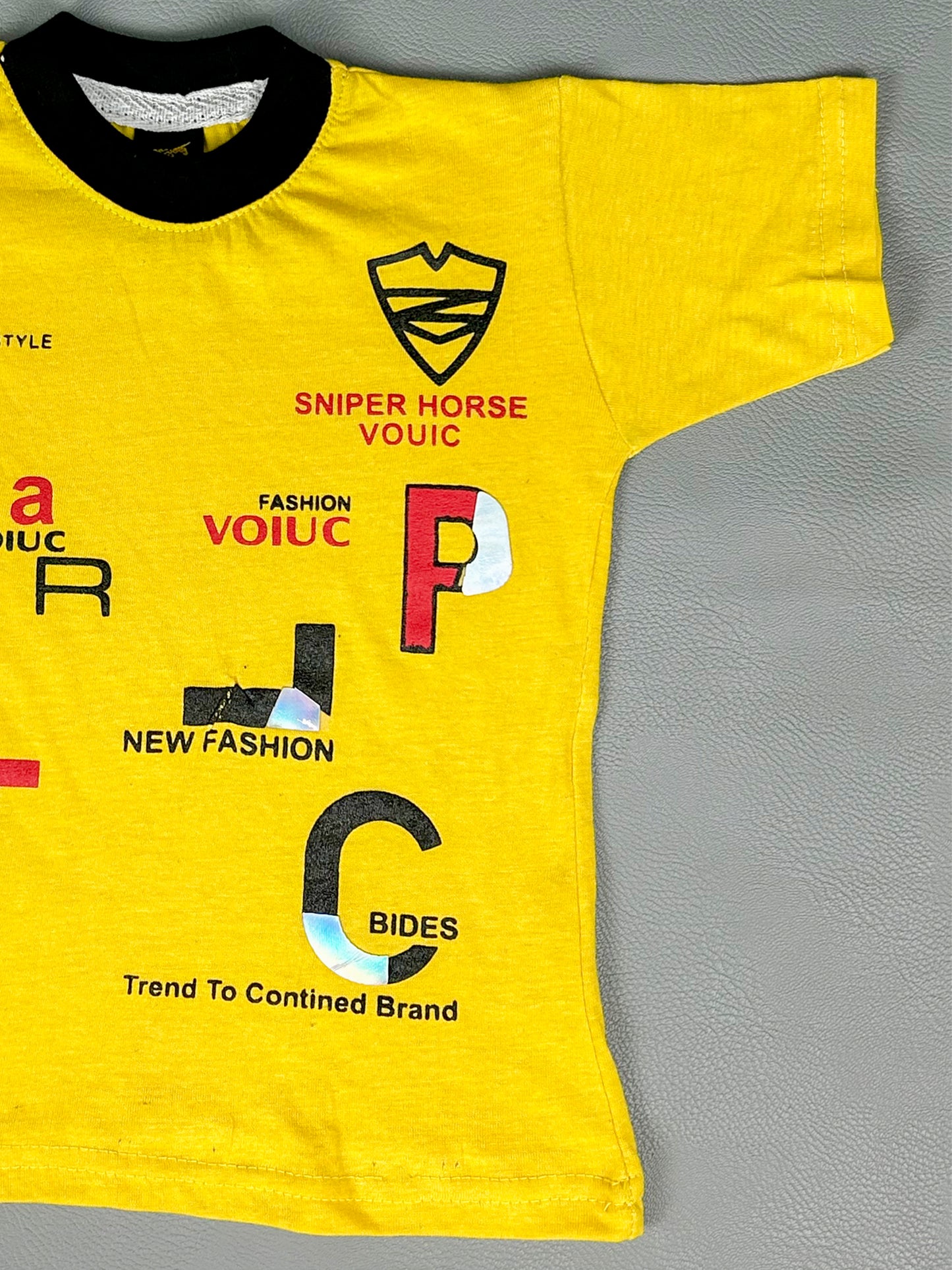 3Yrs - 8Yrs Fashion Yellow T-Shirt For Boys TB BTS57