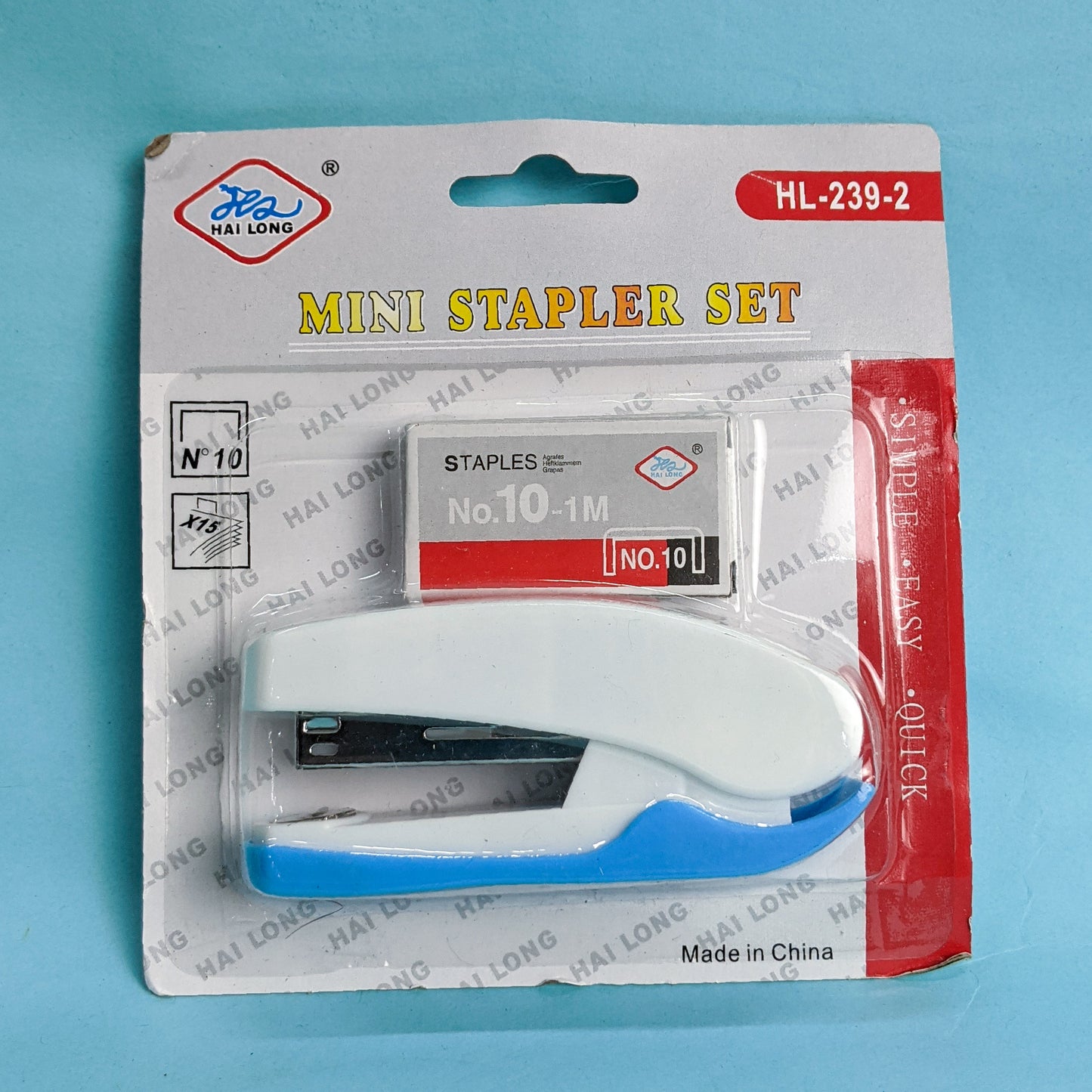 Multicolor Basic Mini Stapler with Pins