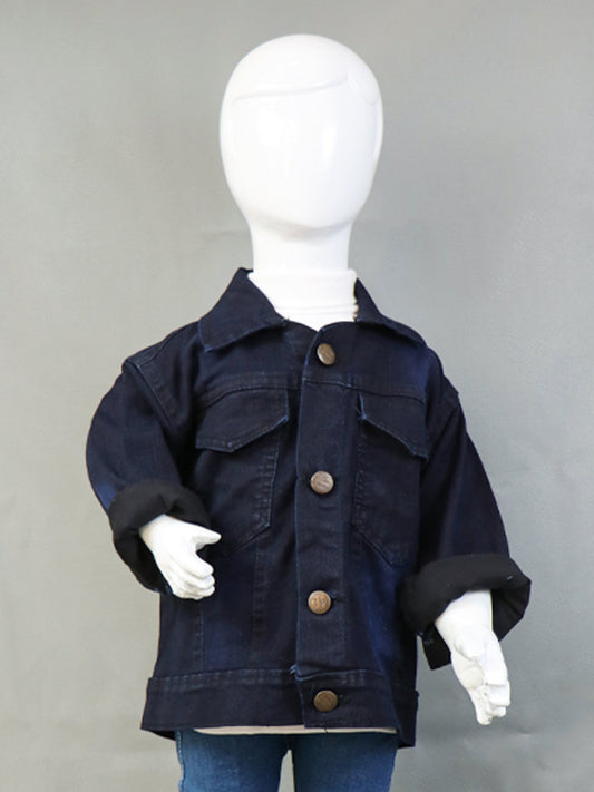 KDJ01 FZ Kids Denim Jacket 1.5 Yrs- 3.5 Yrs D-02 Multicolor